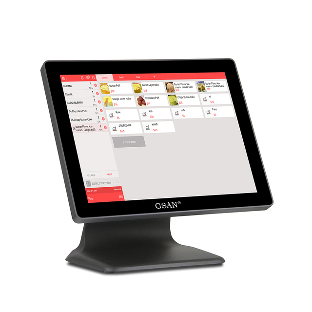 GS-A2 Alumínio de alumínio de alta qualidade de alta qualidade 15 '' Terminal POS POS