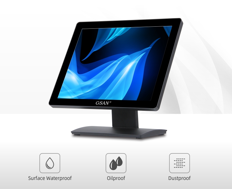 Recursos do monitor de toque