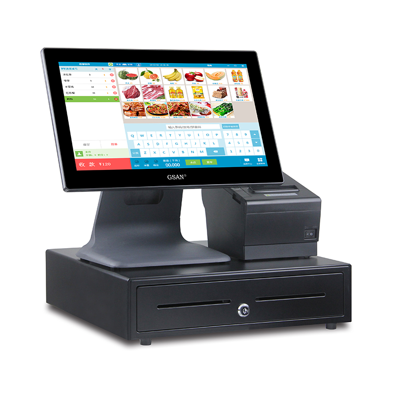 GS-A4 SET Set Touch Screen POS Ponto de venda Sistema de terminais de venda para venda