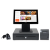 GS-A4 Windows Full Set Touch Pos Ponte de caixa de venda Terminal do sistema de vendas