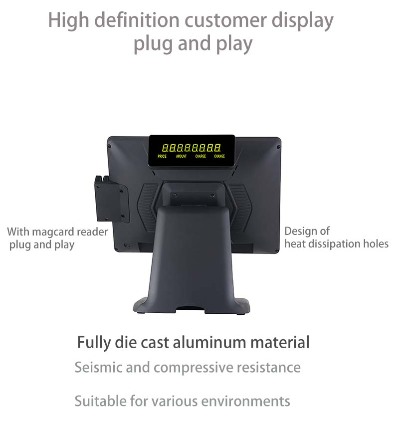 sistema pos com display do cliente