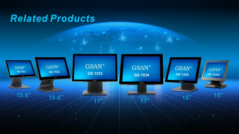 Produtos relacionados de monitor de toque