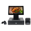 GS-A4 Windows Full Set Touch Pos Ponte de caixa de venda Terminal do sistema de vendas