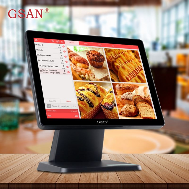GS-T5 Sistema de Pos de Pagamento de Caixa Eletrônica de Caixa para Restaurante