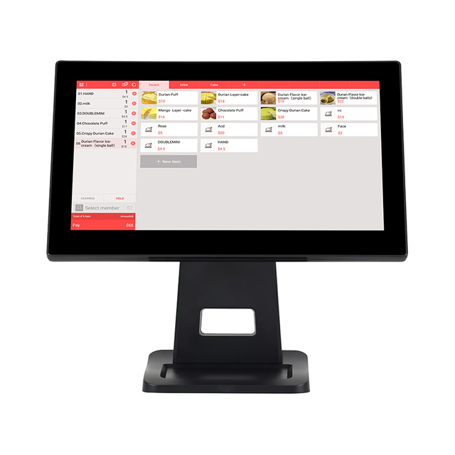 GS-A4 15.6 '' Capacitive Touch Screen Restaurante POS Terminal do sistema 