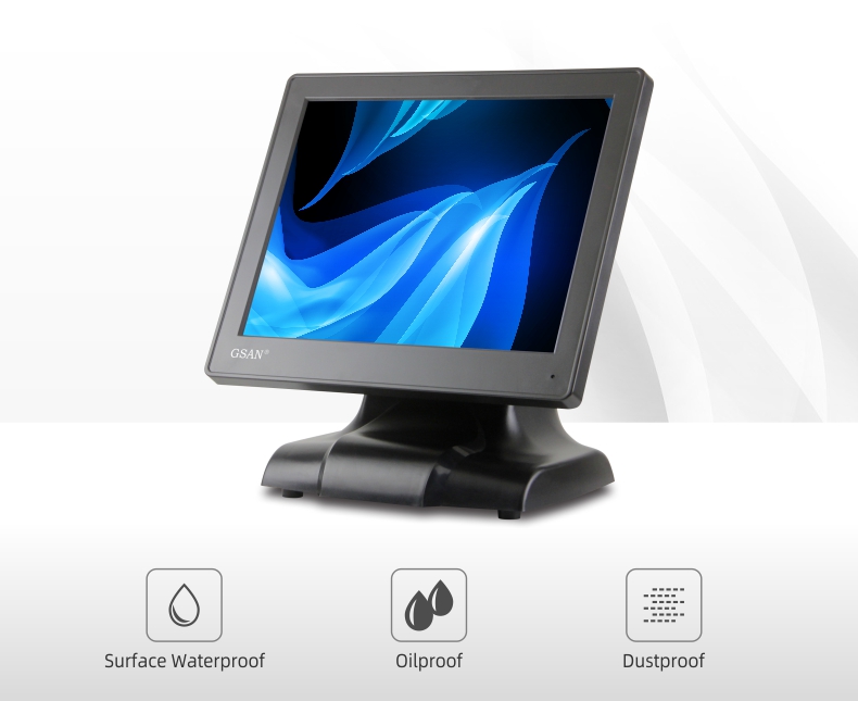 Recursos do monitor de toque