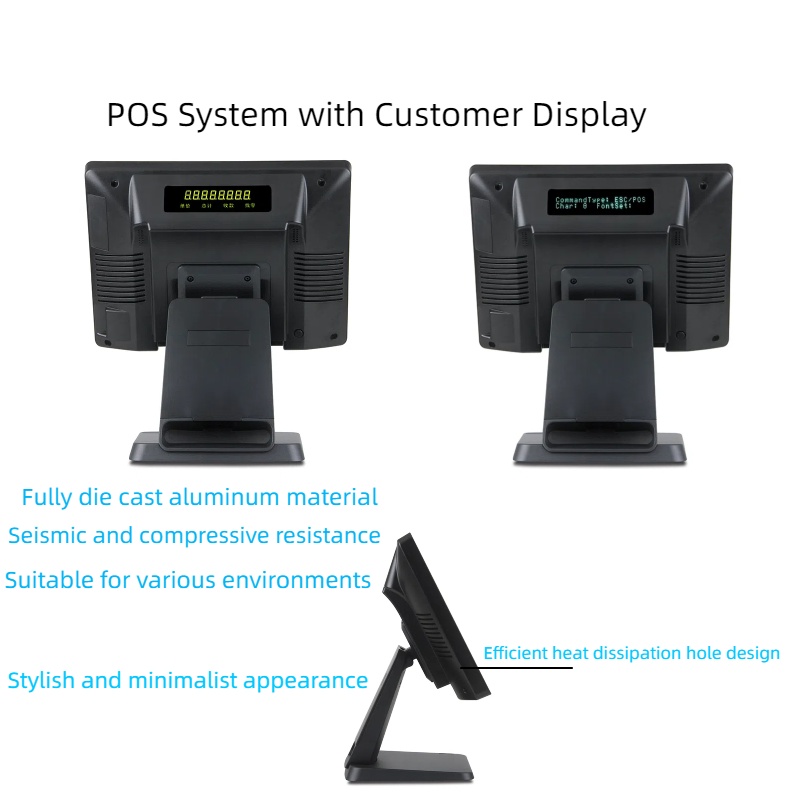 sistema pos com display do cliente