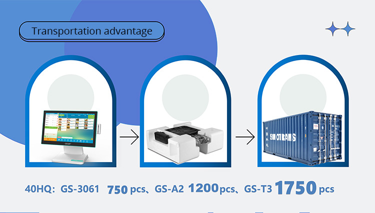 Vantagem de transporte para fábrica de sistemas POS